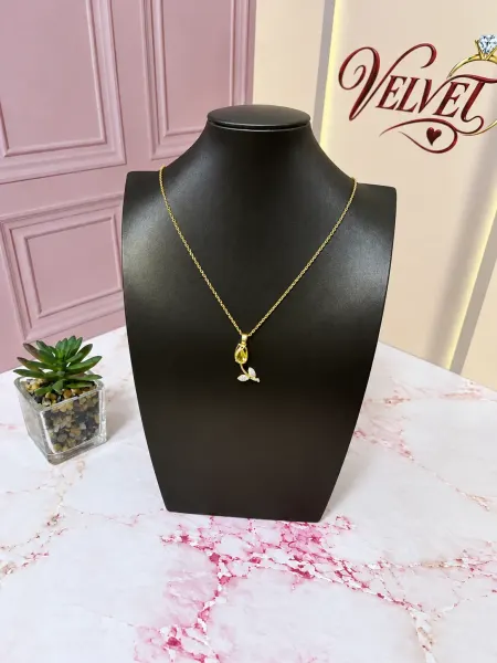 Collar Tulipán Amarillo