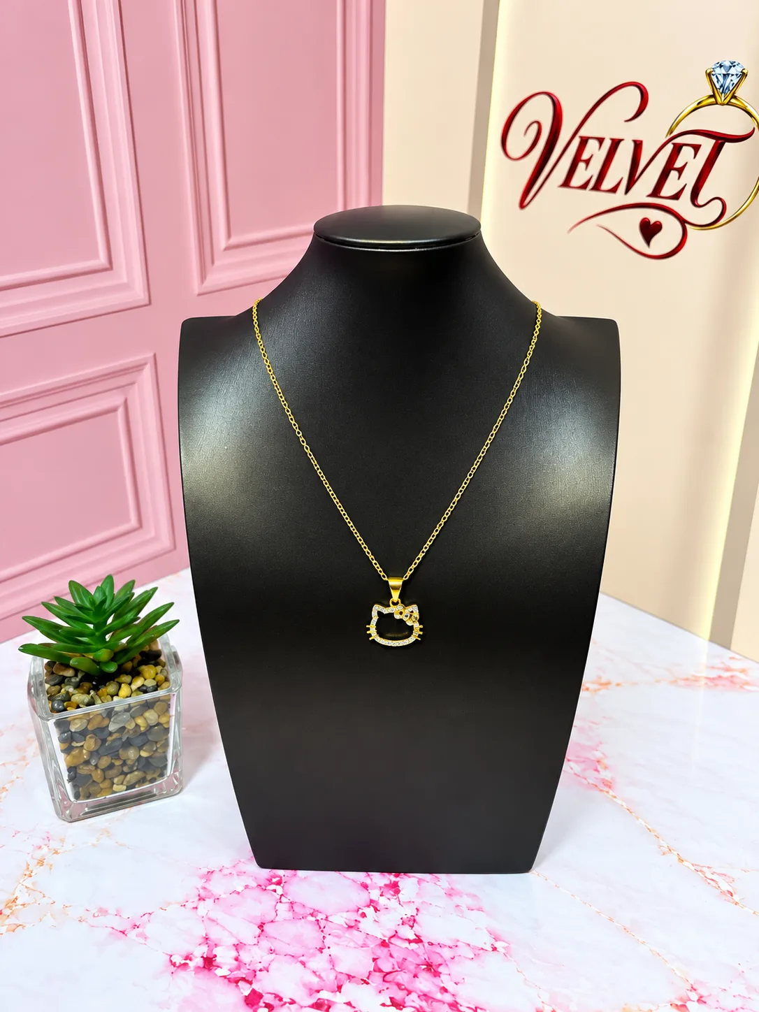 Collar Dorado Kitty