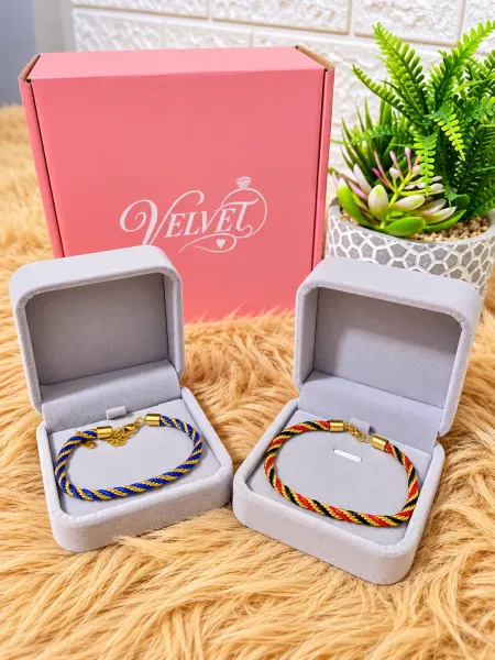 Pulseras de Pareja Hilo Trenzado